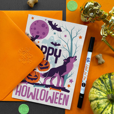 Spook-tacular Howl-oween Fun for Your Furry Friend: Scoff Paper's Edible Chicken-Flavored Dog Cards!