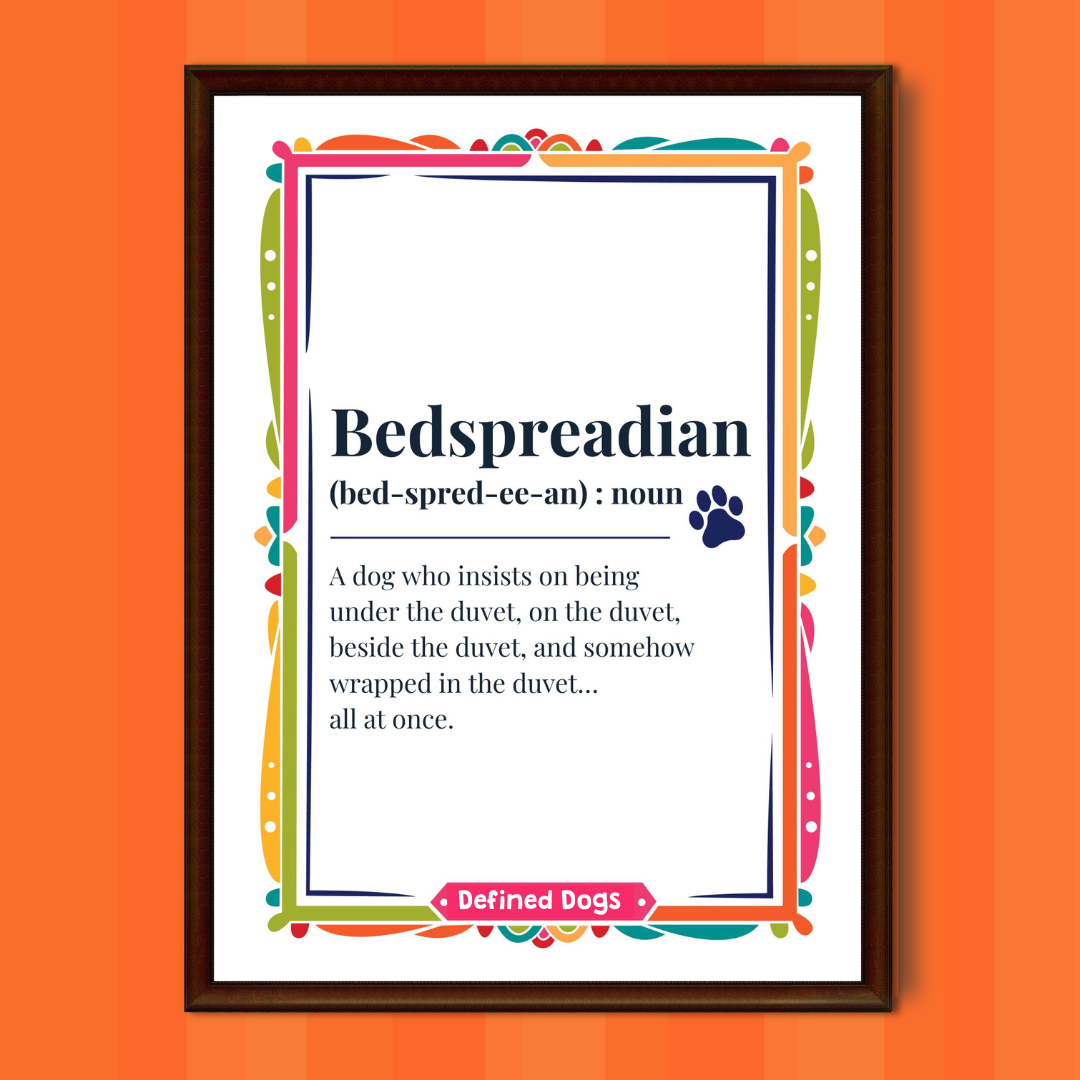 Bedspreadian Dog Wall Art Print