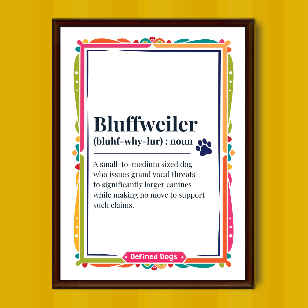 Bluffweiler Dog Wall Art Print