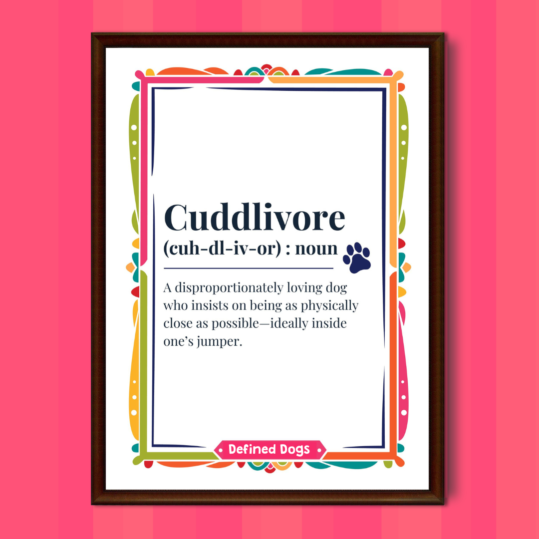 Cuddlivore Dog Wall Art Print