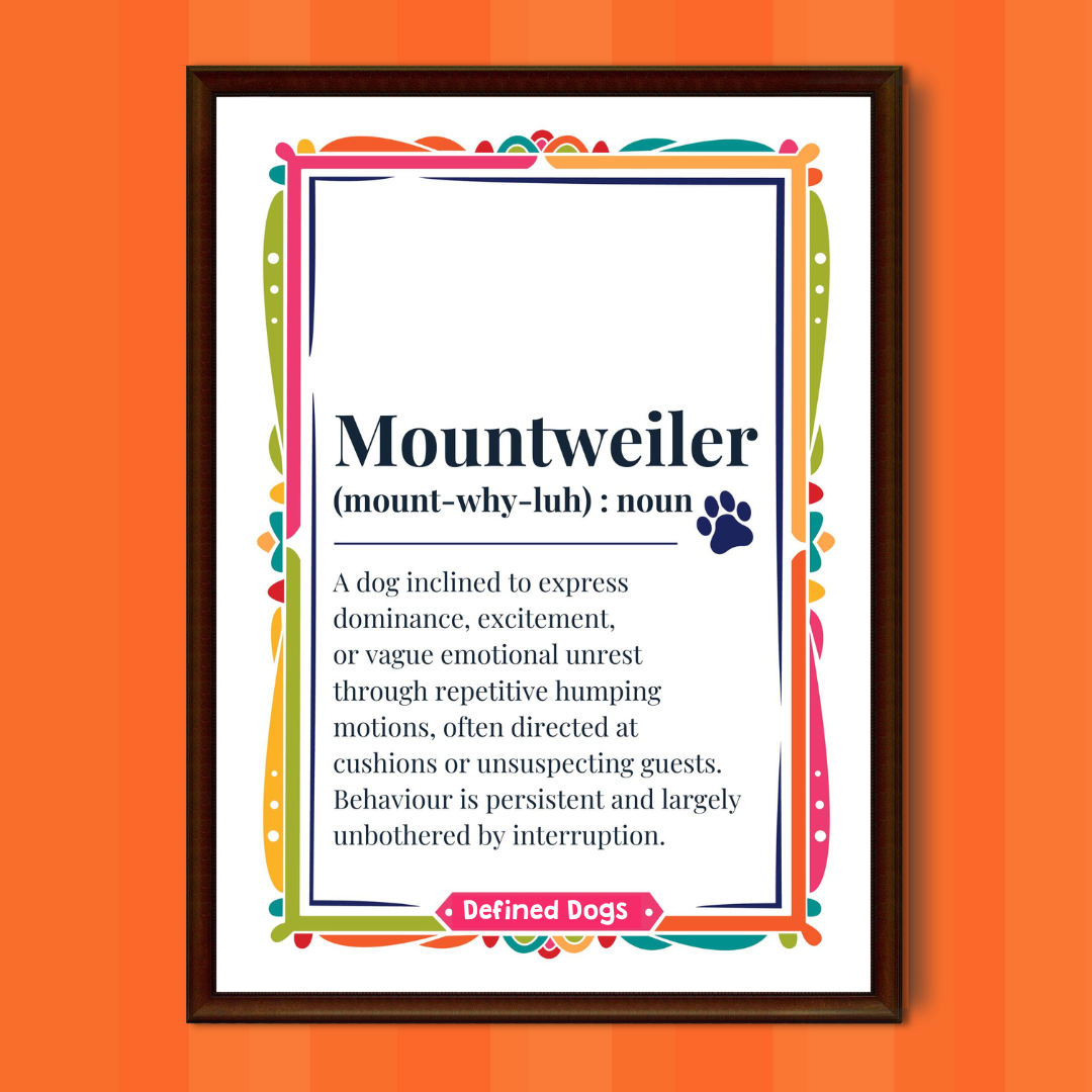 Mountweiler Dog Wall Art Print