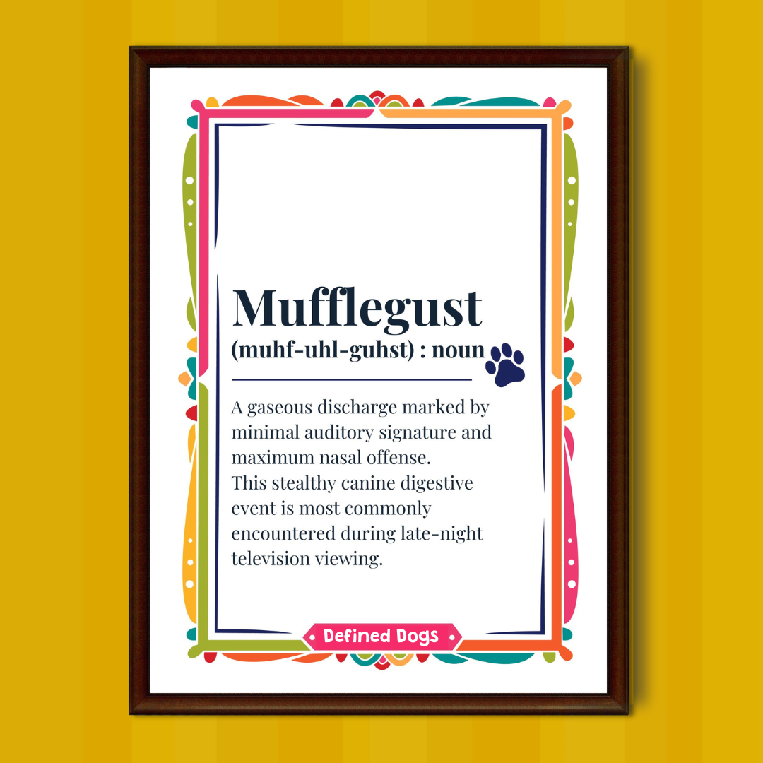 Mufflegust Dog Wall Art Print