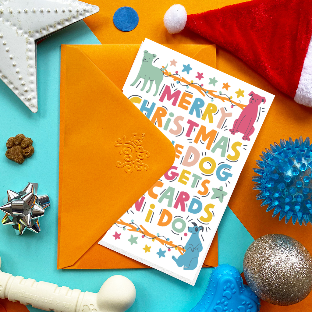 Funny Dog Christmas Card | The Dog Who Gets More Cards Than I Do ...