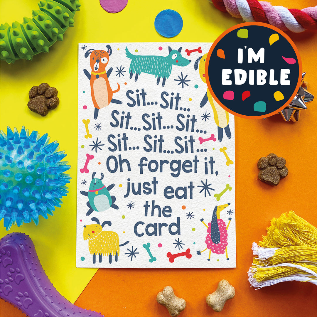 funny-cards-for-dogs-sit-sit-chicken-flavour-edible-scoff-paper