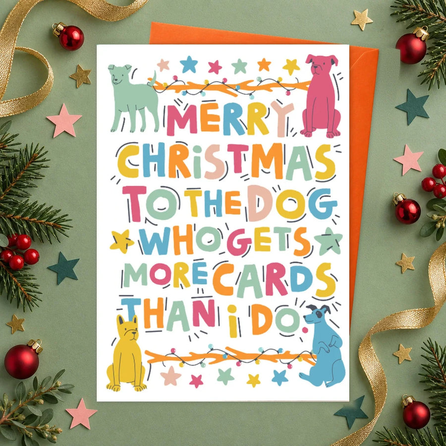 More Cards Than I Do – Edible Dog Christmas Card (Chicken)